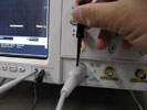 Figure 1-1. Use a small screwdriver to adjust the probe’s variable capacitance